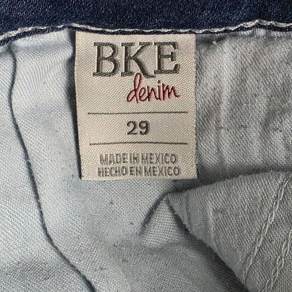 BKE Denim Dakota Crop Jeans Size 29 Light Wash Cuffed - Picture 7 of 9